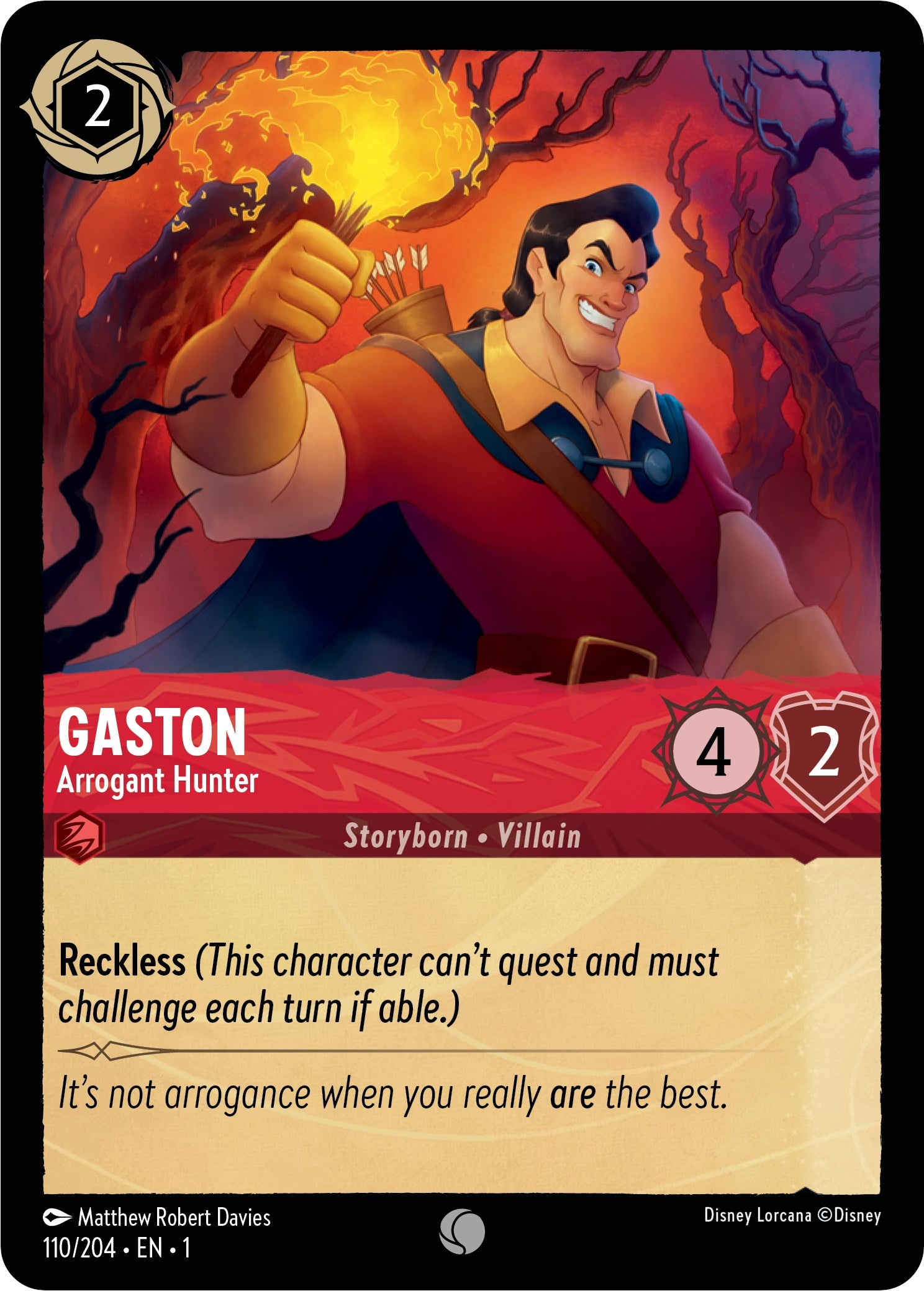 Gaston - Arrogant Hunter (110/204) [The First Chapter] | Empire Gaming NC
