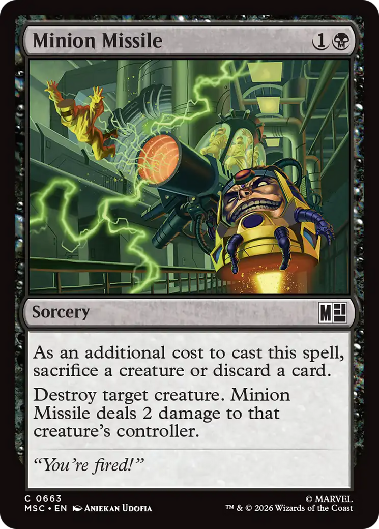 Minion Missile [Marvel Super Heroes Commander] | Empire Gaming NC