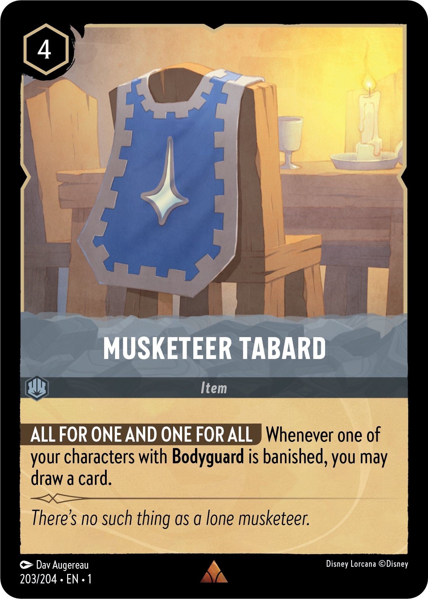 Musketeer Tabard (203/204) [The First Chapter] | Empire Gaming NC