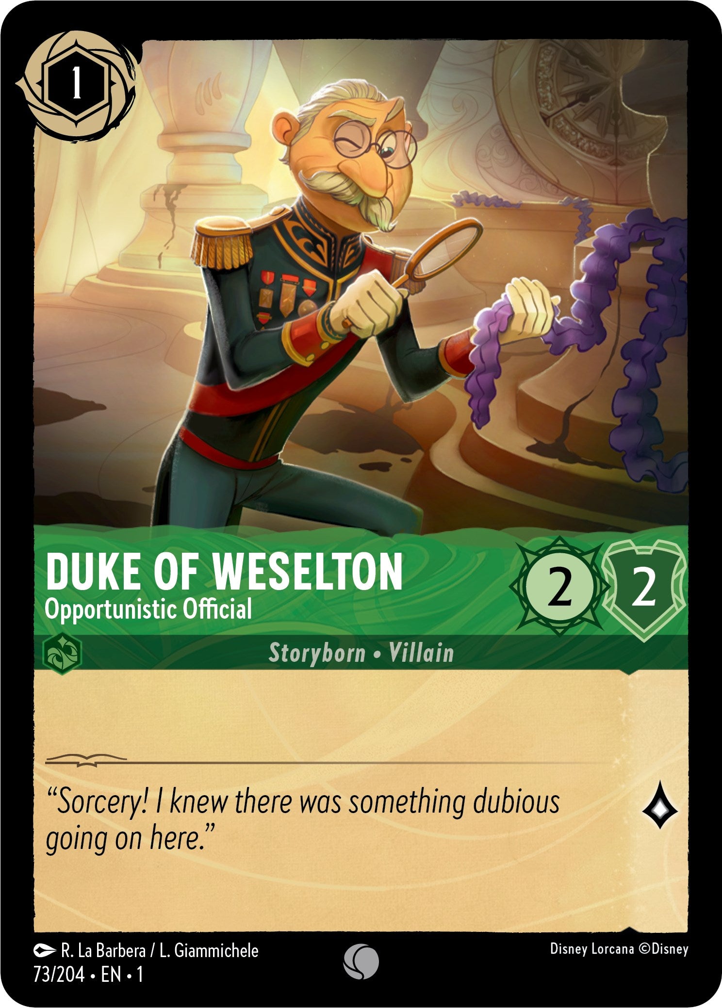 Duke of Weselton - Opportunistic Official (73/204) [The First Chapter] | Empire Gaming NC
