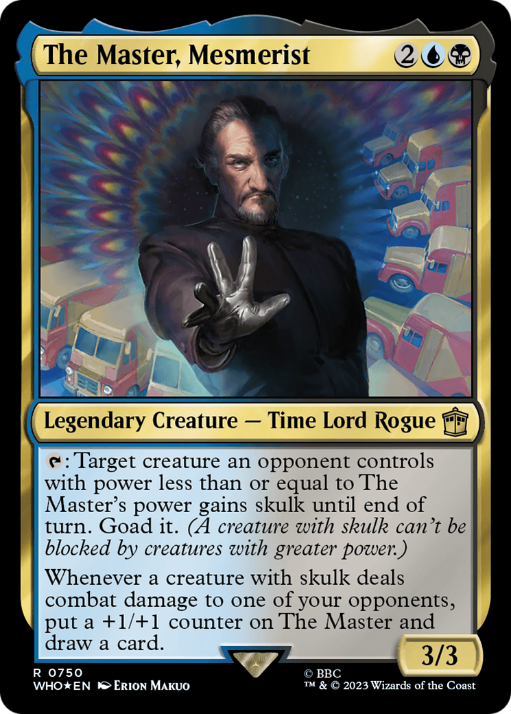 The Master, Mesmerist (Surge Foil) [Doctor Who] | Empire Gaming NC