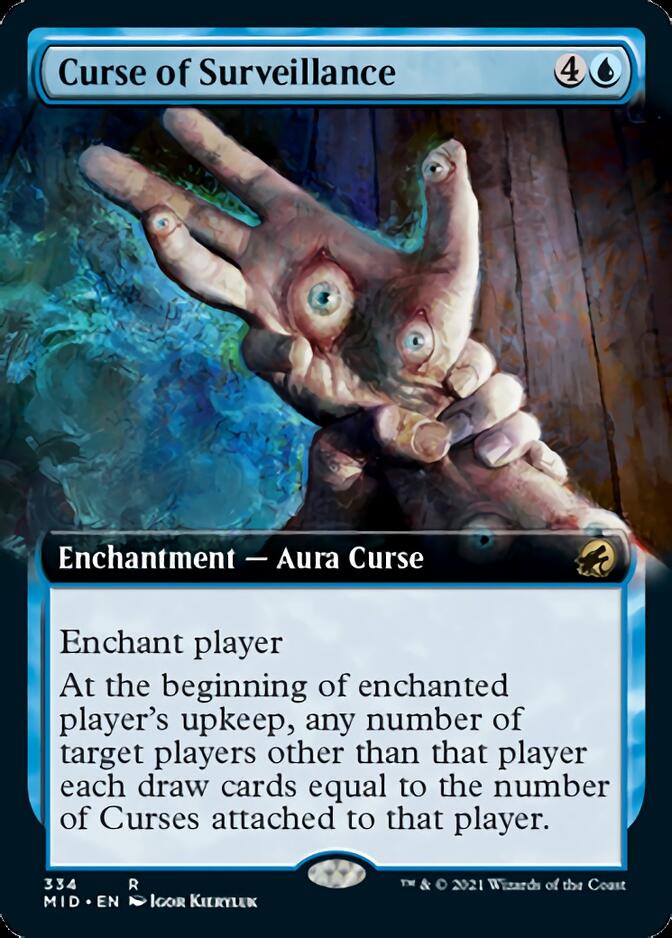 Curse of Surveillance (Extended Art) [Innistrad: Midnight Hunt] | Empire Gaming NC