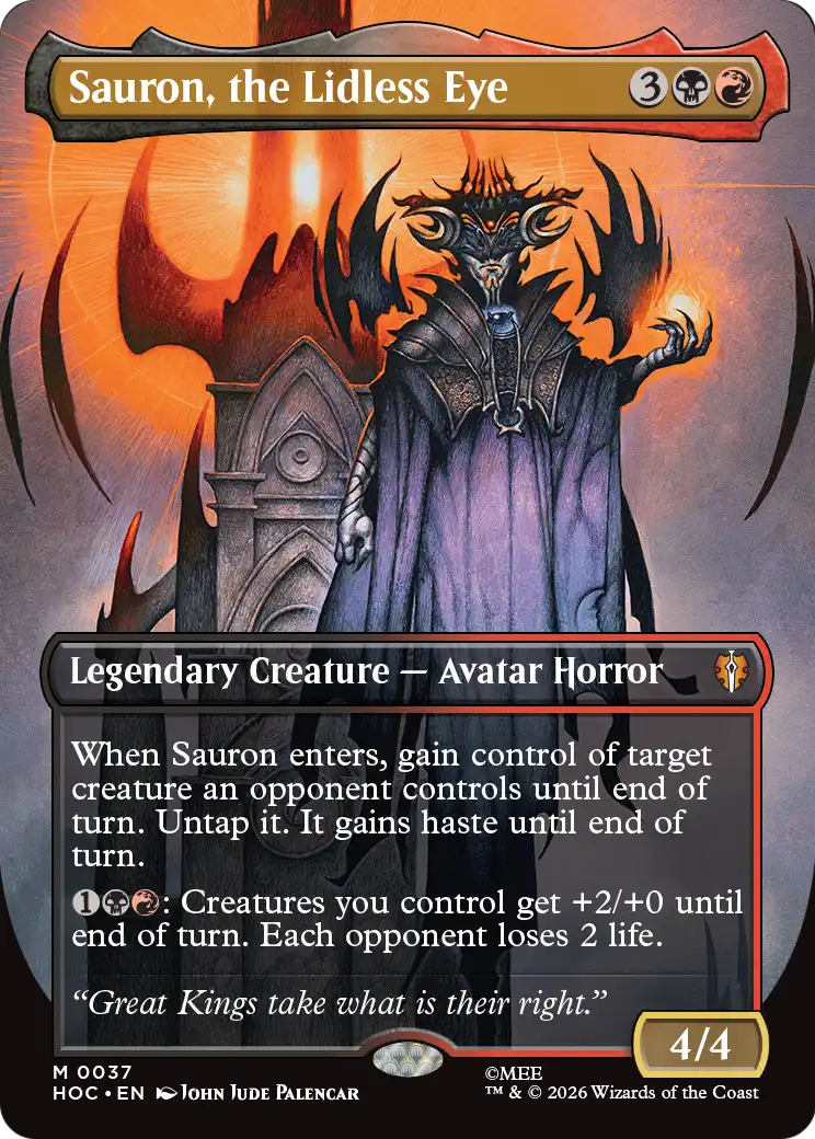 Sauron, the Lidless Eye (Borderless) [The Hobbit: Eternal-Legal] | Empire Gaming NC