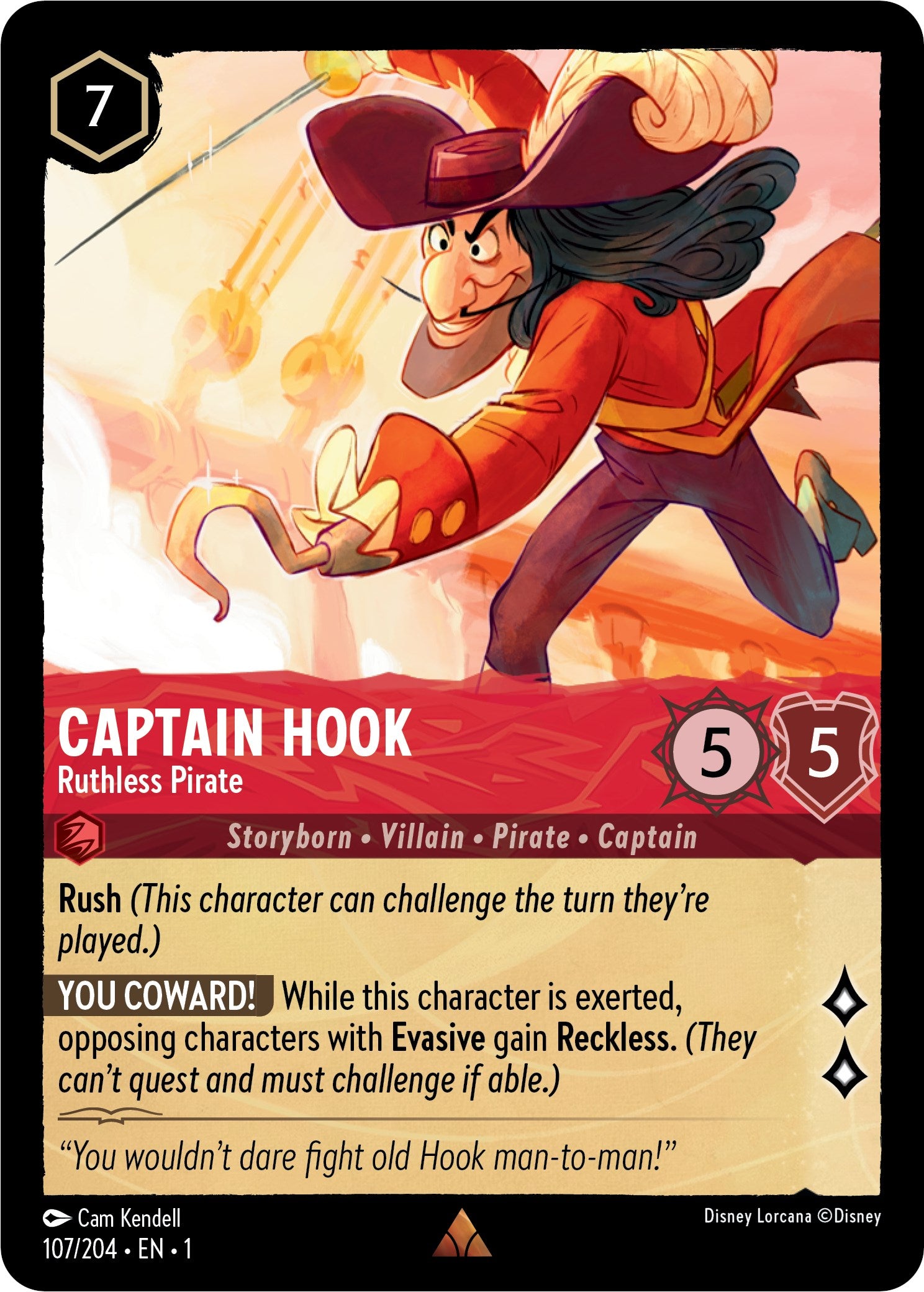 Captain Hook - Ruthless Pirate (107/204) [The First Chapter] | Empire Gaming NC