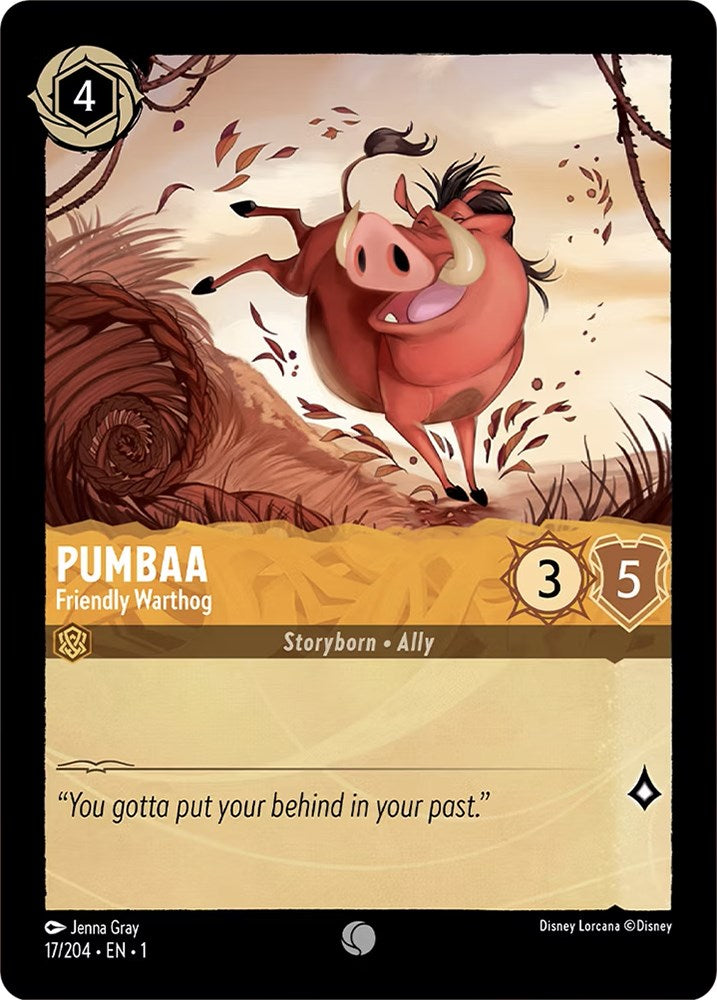 Pumbaa - Friendly Warthog (17/204) [The First Chapter] | Empire Gaming NC