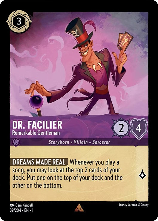Dr. Facilier - Remarkable Gentleman (39/204) [The First Chapter] | Empire Gaming NC