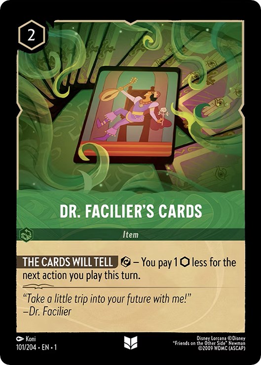 Dr. Facilier's Cards (101/204) [The First Chapter] | Empire Gaming NC