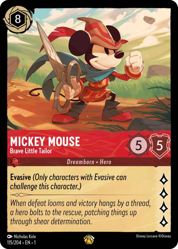 Mickey Mouse - Brave Little Tailor (115/204) [The First Chapter] | Empire Gaming NC