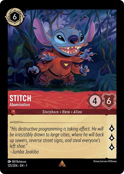 Stitch - Abomination (125/204) [The First Chapter] | Empire Gaming NC