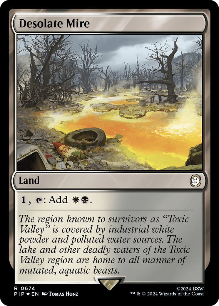 Desolate Mire (Surge Foil) [Fallout] | Empire Gaming NC