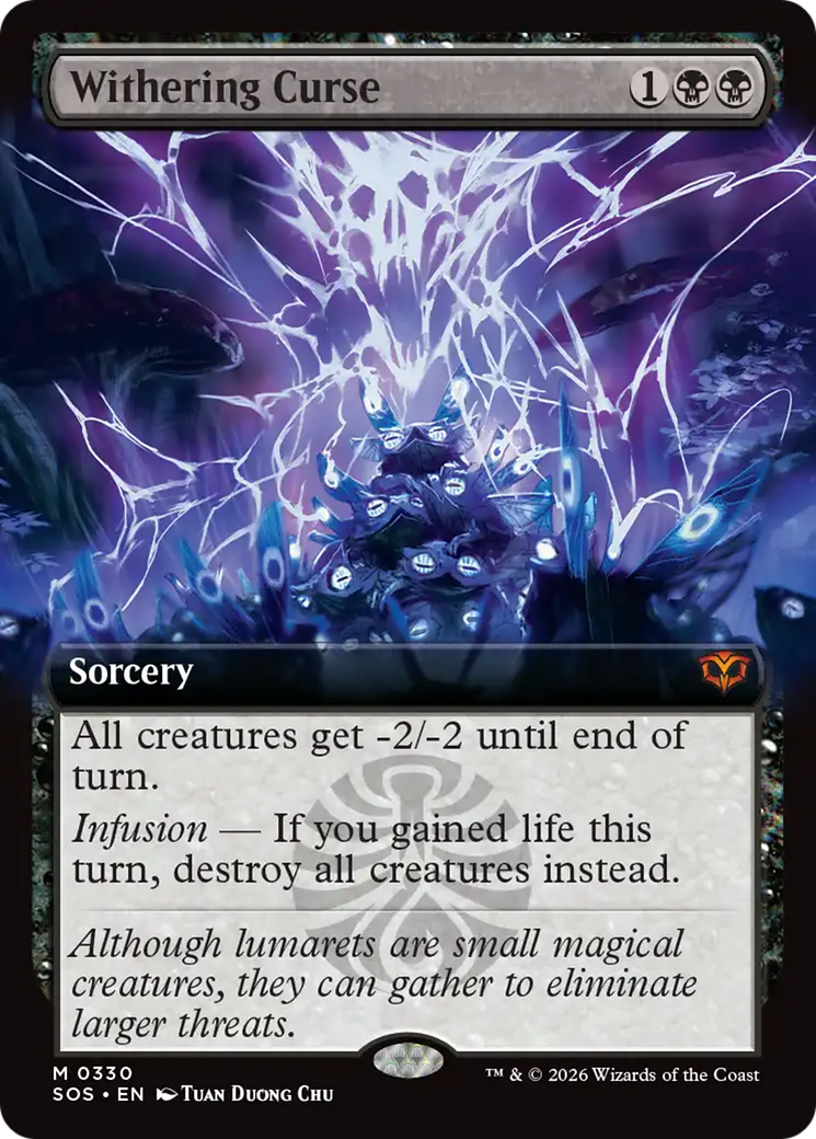 Withering Curse (Extended Art) [Secrets of Strixhaven] | Empire Gaming NC