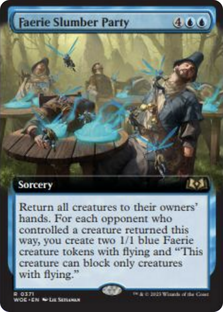 Faerie Slumber Party (Extended Art) [Wilds of Eldraine] | Empire Gaming NC