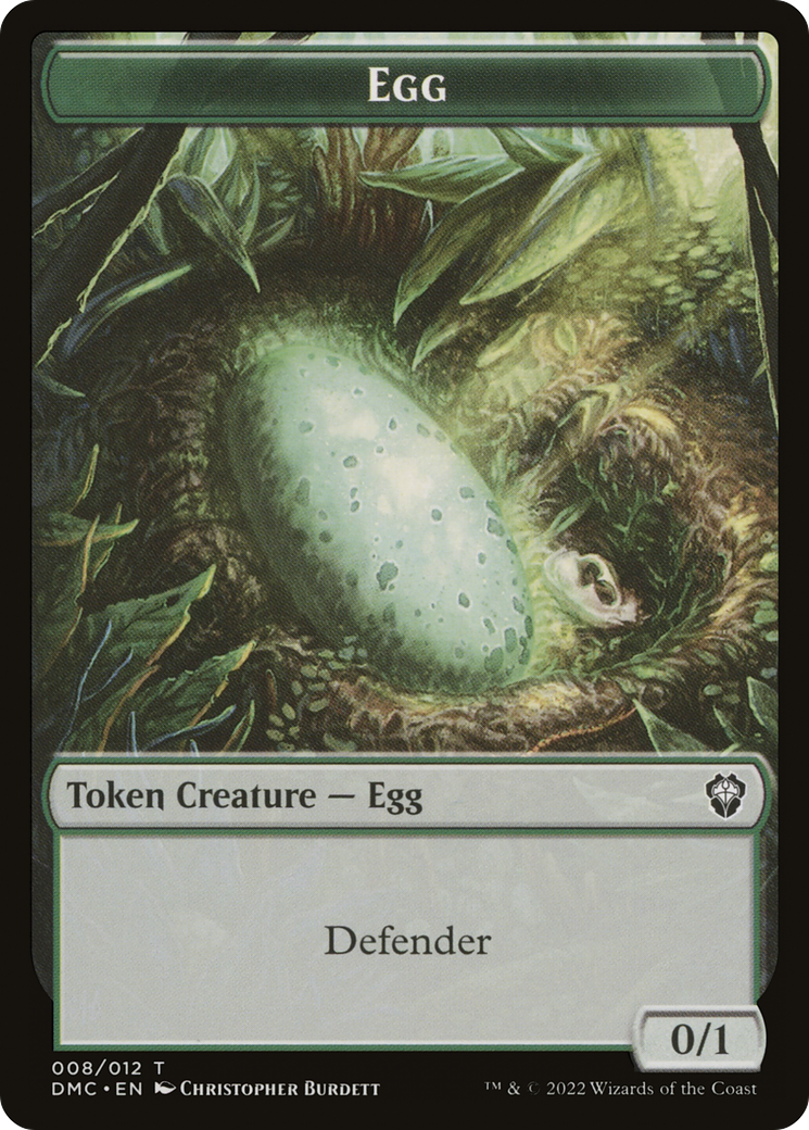 Treasure // Egg Double-Sided Token [Secret Lair Drop Series] | Empire Gaming NC
