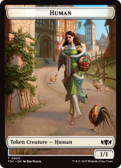 Human // Rat Double-Sided Token [Tarkir: Dragonstorm Commander Tokens] | Empire Gaming NC