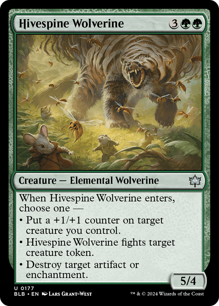 Hivespine Wolverine [Bloomburrow] | Empire Gaming NC