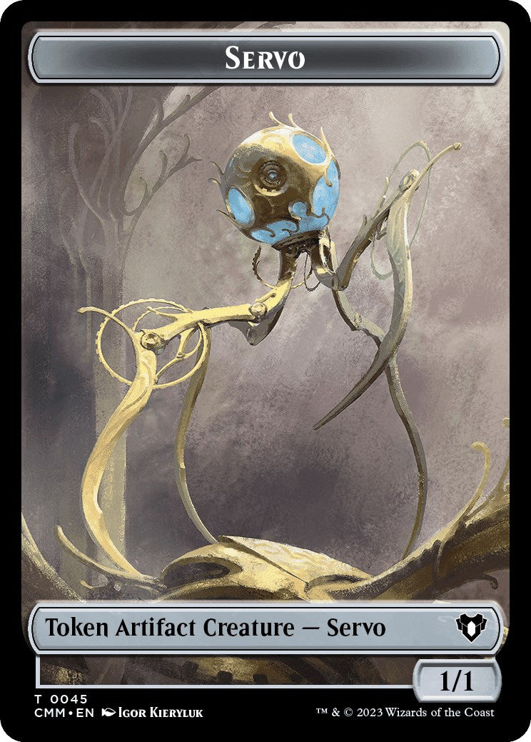 Servo // Assassin Double-Sided Token [Commander Masters Tokens] | Empire Gaming NC