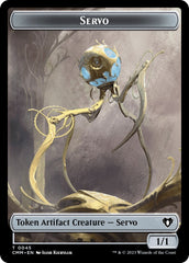 Servo // Myr Double-Sided Token [Commander Masters Tokens] | Empire Gaming NC