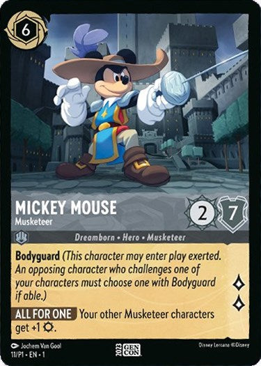 Mickey Mouse - Musketeer (GenCon 2023) (11/P1) [Promo Cards] | Empire Gaming NC