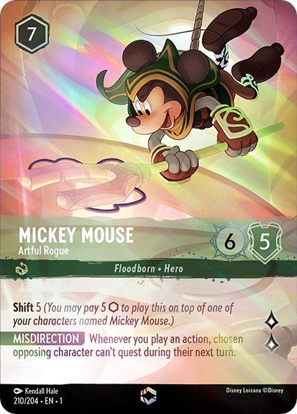 Mickey Mouse - Artful Rogue (Enchanted) (210/204) [The First Chapter] | Empire Gaming NC