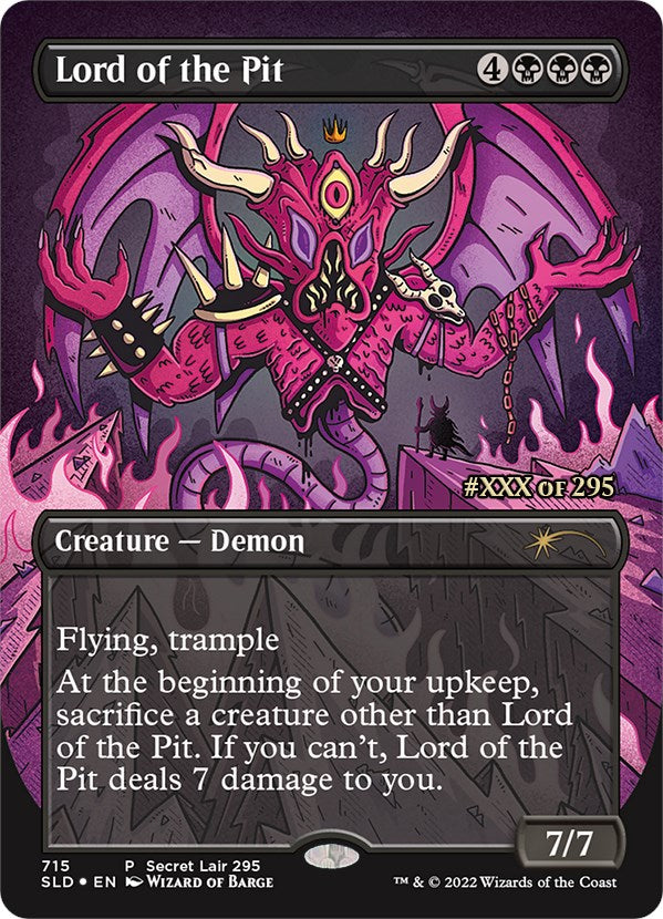 Lord of the Pit (Serial Numbered) [Secret Lair Drop Series] | Empire Gaming NC