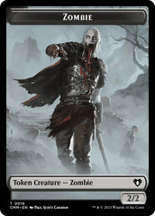 Zombie (0019) // Bird Illusion Double-Sided Token [Commander Masters Tokens] | Empire Gaming NC