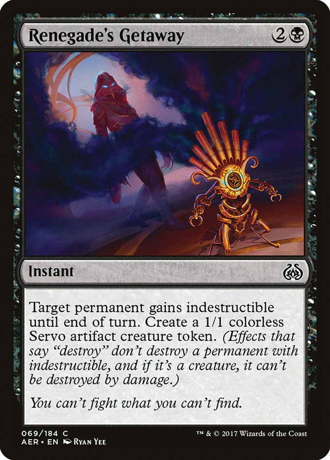 Renegade's Getaway [Aether Revolt] | Empire Gaming NC