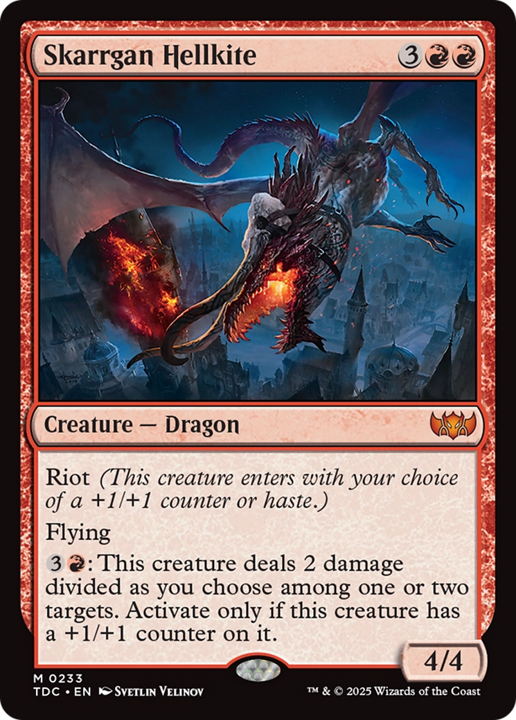 Skarrgan Hellkite [Tarkir: Dragonstorm Commander] | Empire Gaming NC