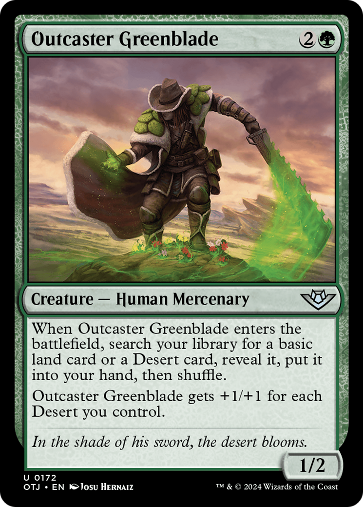 Outcaster Greenblade [Outlaws of Thunder Junction] | Empire Gaming NC