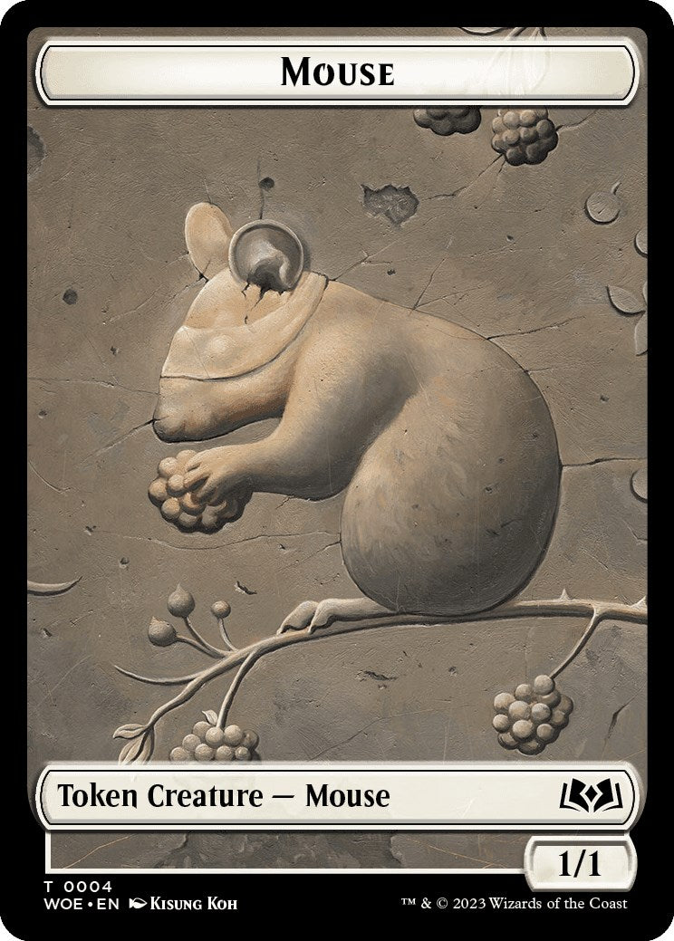 Mouse Token [Wilds of Eldraine Tokens] | Empire Gaming NC