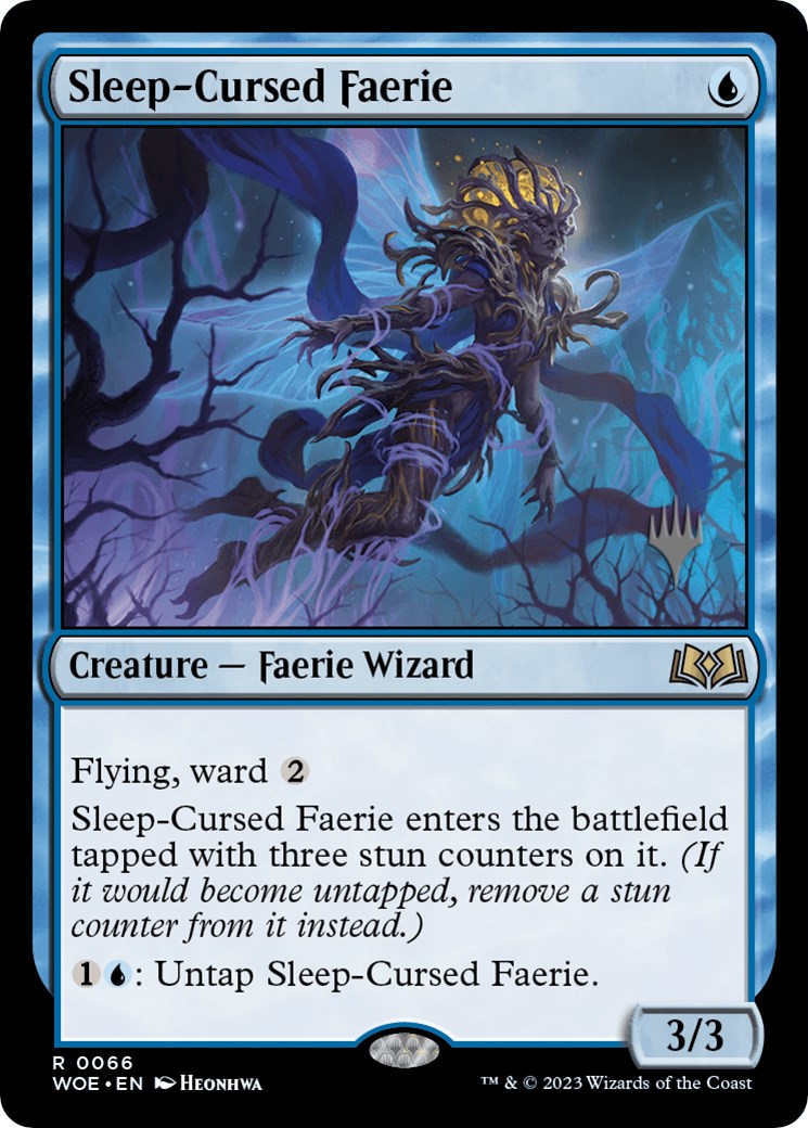 Sleep-Cursed Faerie (Promo Pack) [Wilds of Eldraine Promos] | Empire Gaming NC