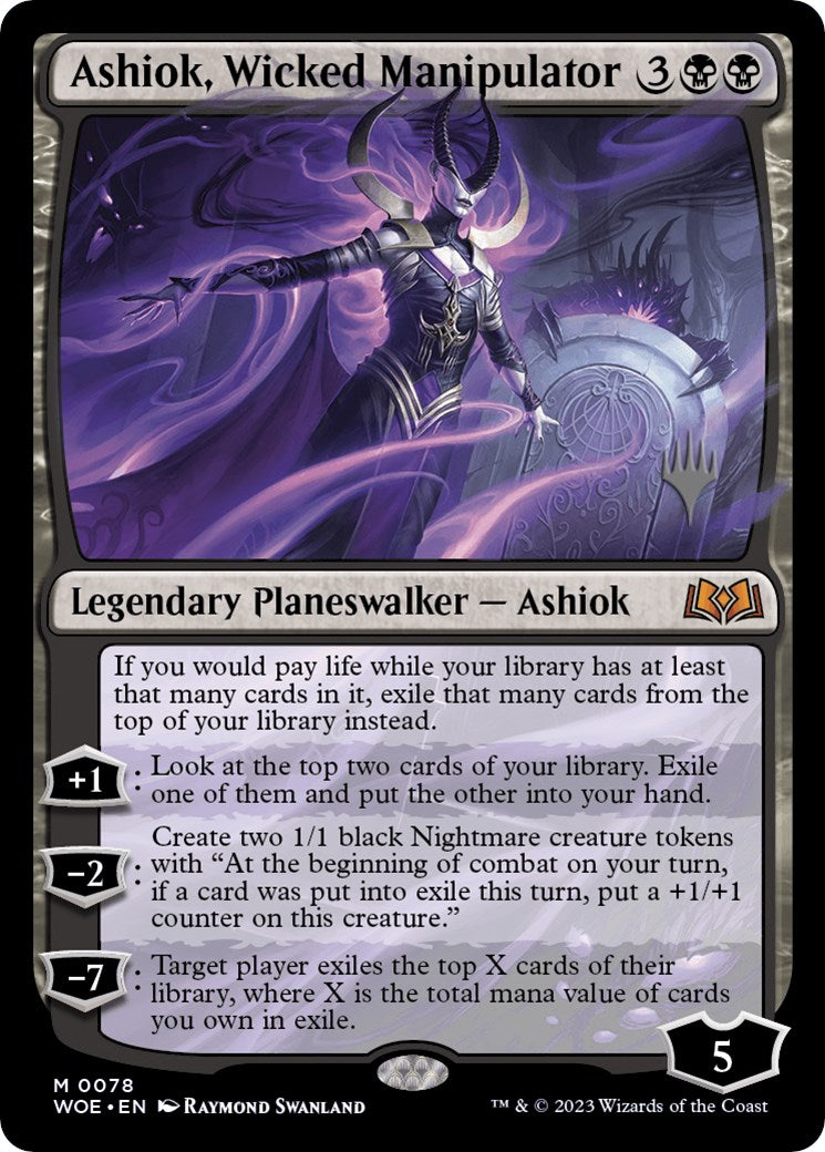 Ashiok, Wicked Manipulator (Promo Pack) [Wilds of Eldraine Promos] | Empire Gaming NC