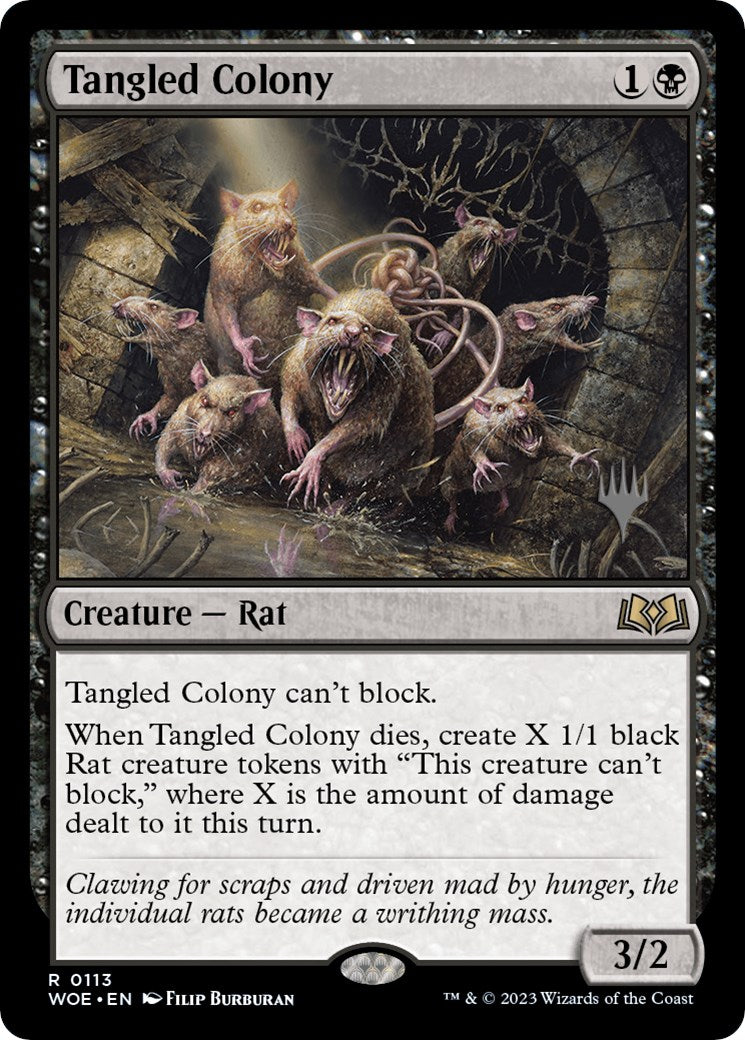 Tangled Colony (Promo Pack) [Wilds of Eldraine Promos] | Empire Gaming NC