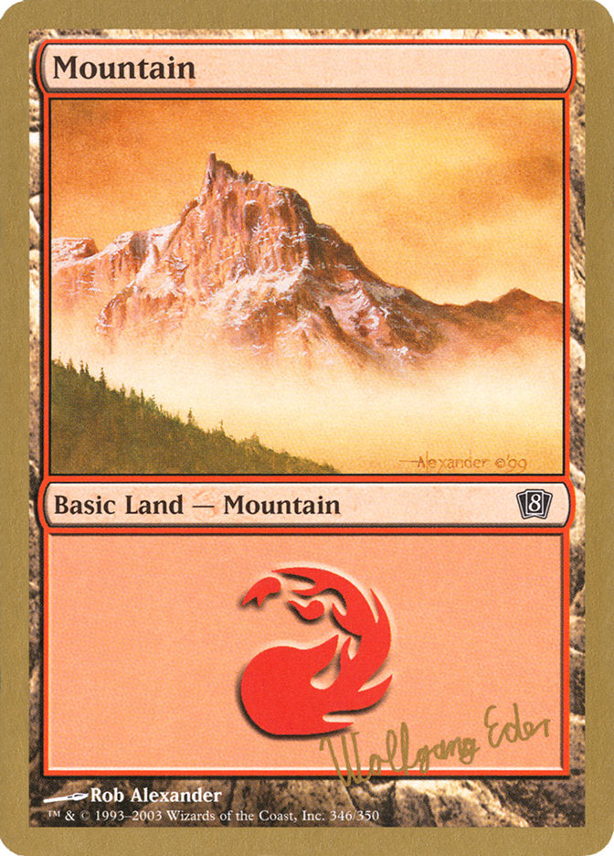 Mountain (we346) (Wolfgang Eder) [World Championship Decks 2003] | Empire Gaming NC