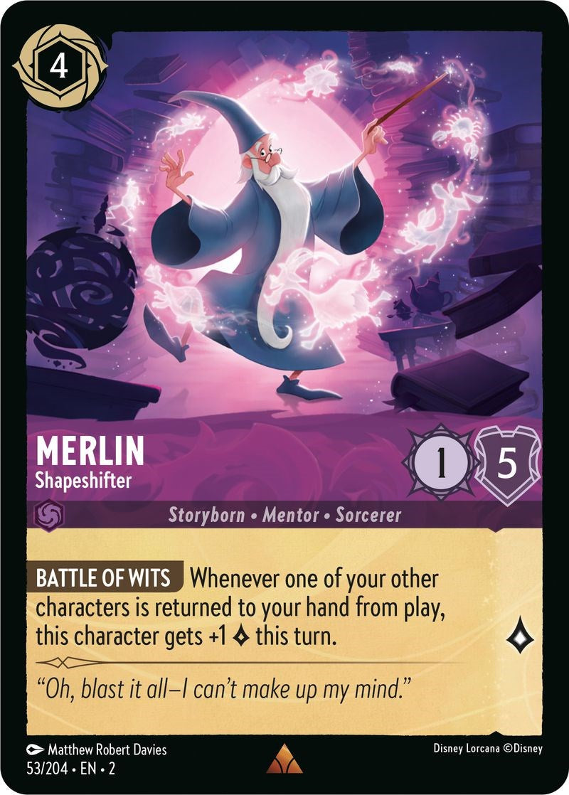 Merlin - Shapeshifter (53/204) [Rise of the Floodborn] | Empire Gaming NC