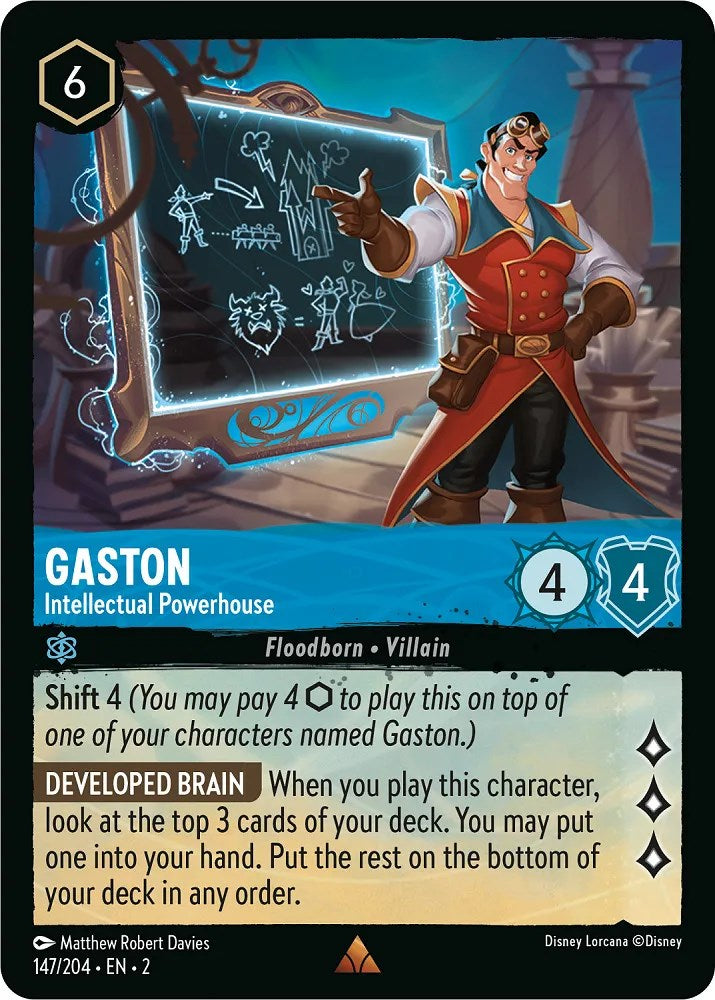 Gaston - Intellectual Powerhouse (147/204) [Rise of the Floodborn] | Empire Gaming NC