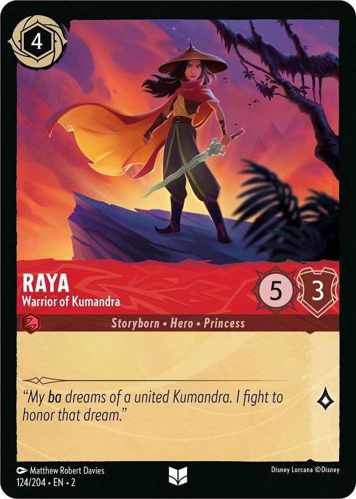 Raya - Warrior of Kumandra (124/204) [Rise of the Floodborn] | Empire Gaming NC
