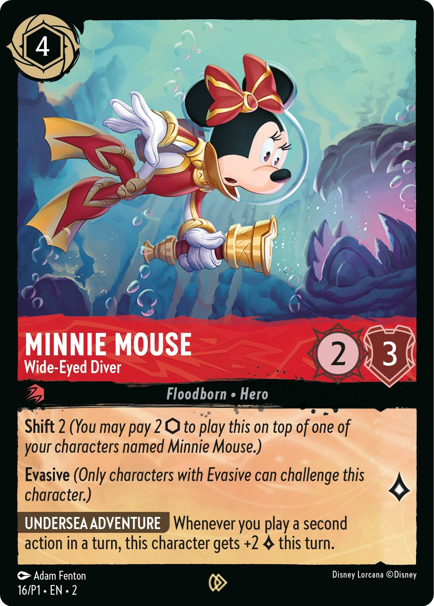 Minnie Mouse - Wide-Eyed Diver (16) [Promo Cards] | Empire Gaming NC