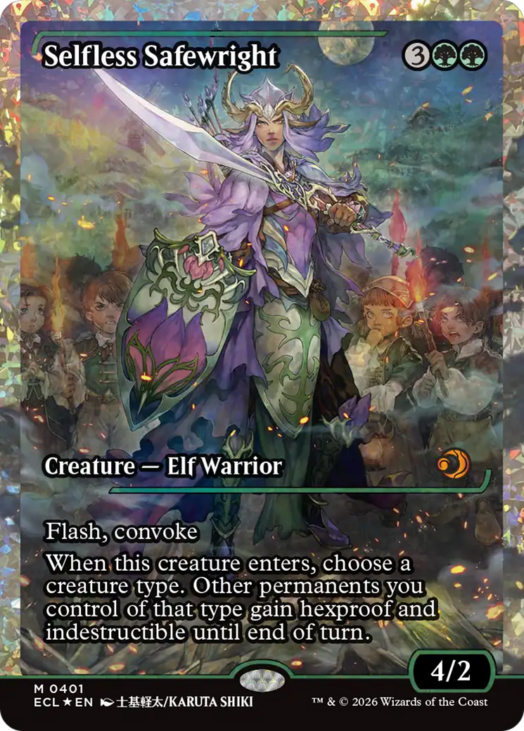 Selfless Safewright (Showcase) (Fracture Foil) [Lorwyn Eclipsed] | Empire Gaming NC