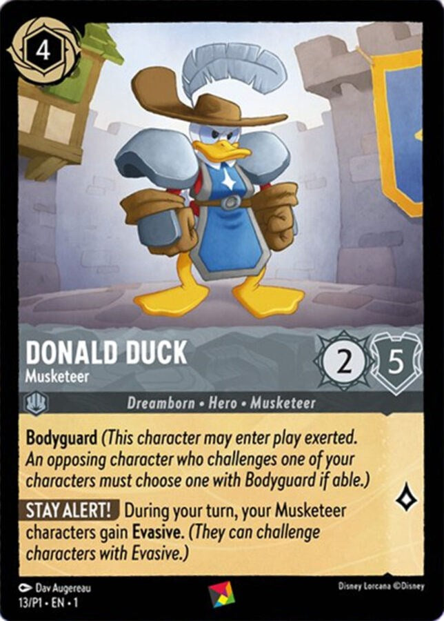 Donald Duck - Musketeer (13/P1) [Promo Cards] | Empire Gaming NC
