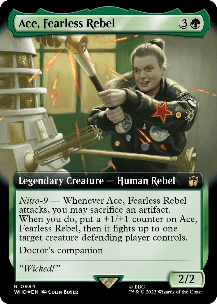 Ace, Fearless Rebel (Extended Art) (Surge Foil) [Doctor Who] | Empire Gaming NC