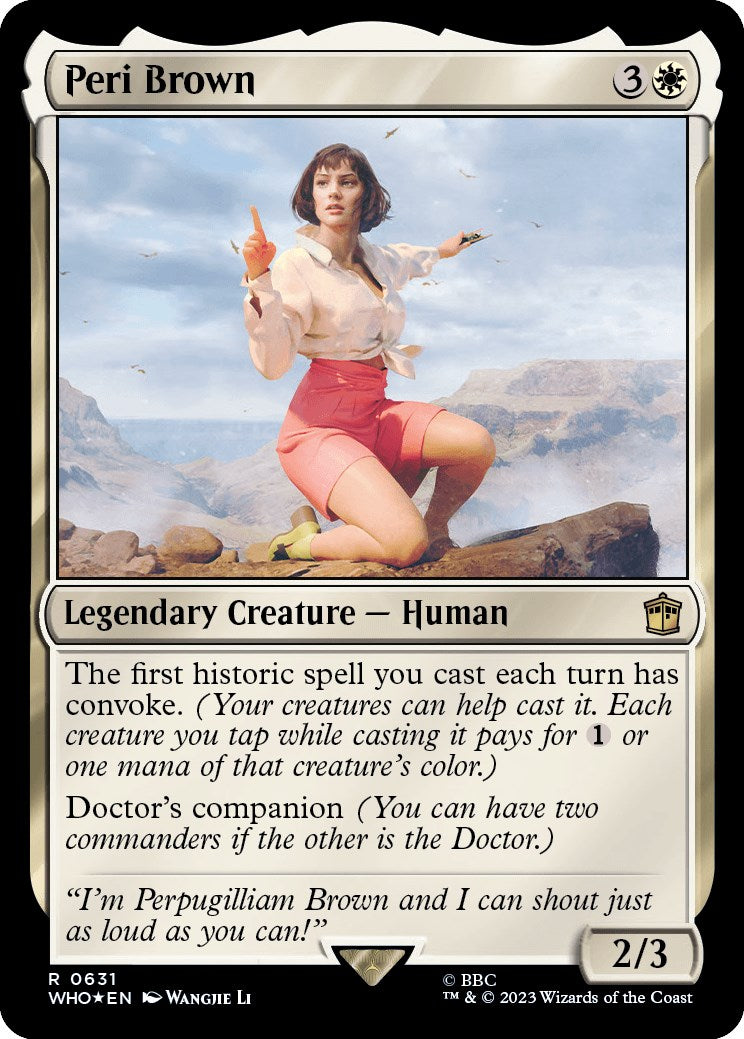 Peri Brown (Surge Foil) [Doctor Who] | Empire Gaming NC