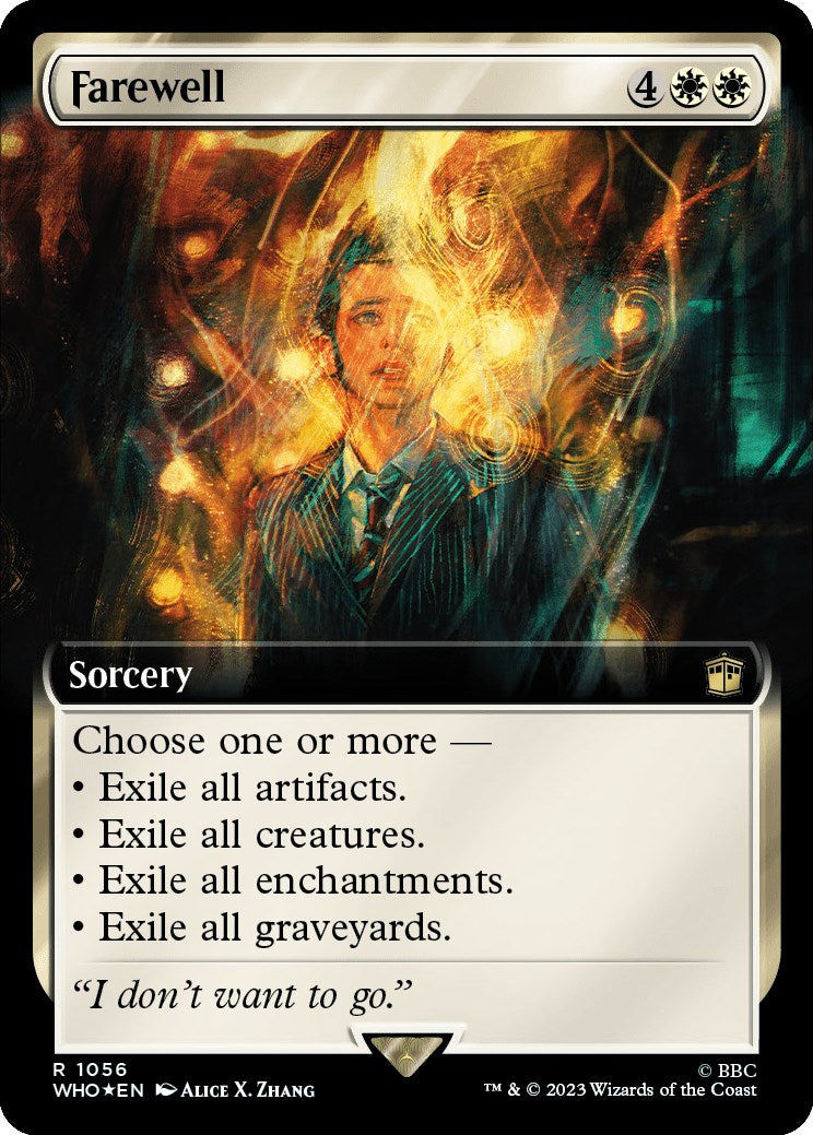 Farewell (Extended Art) (Surge Foil) [Doctor Who] | Empire Gaming NC