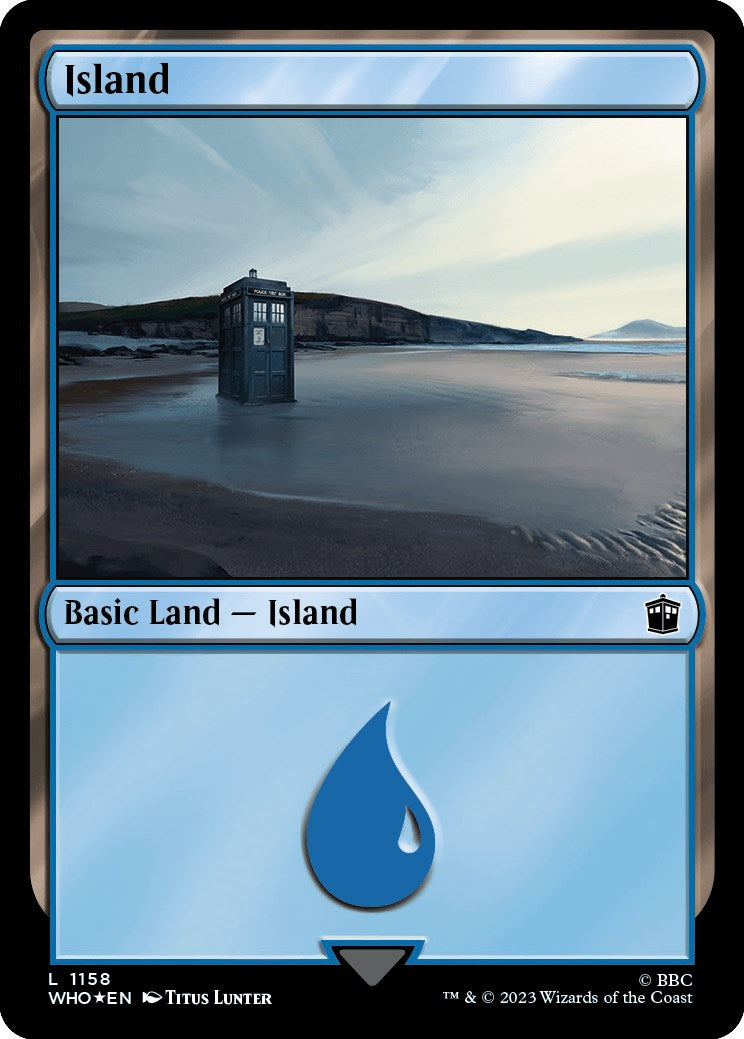 Island (1158) (Surge Foil) [Doctor Who] | Empire Gaming NC