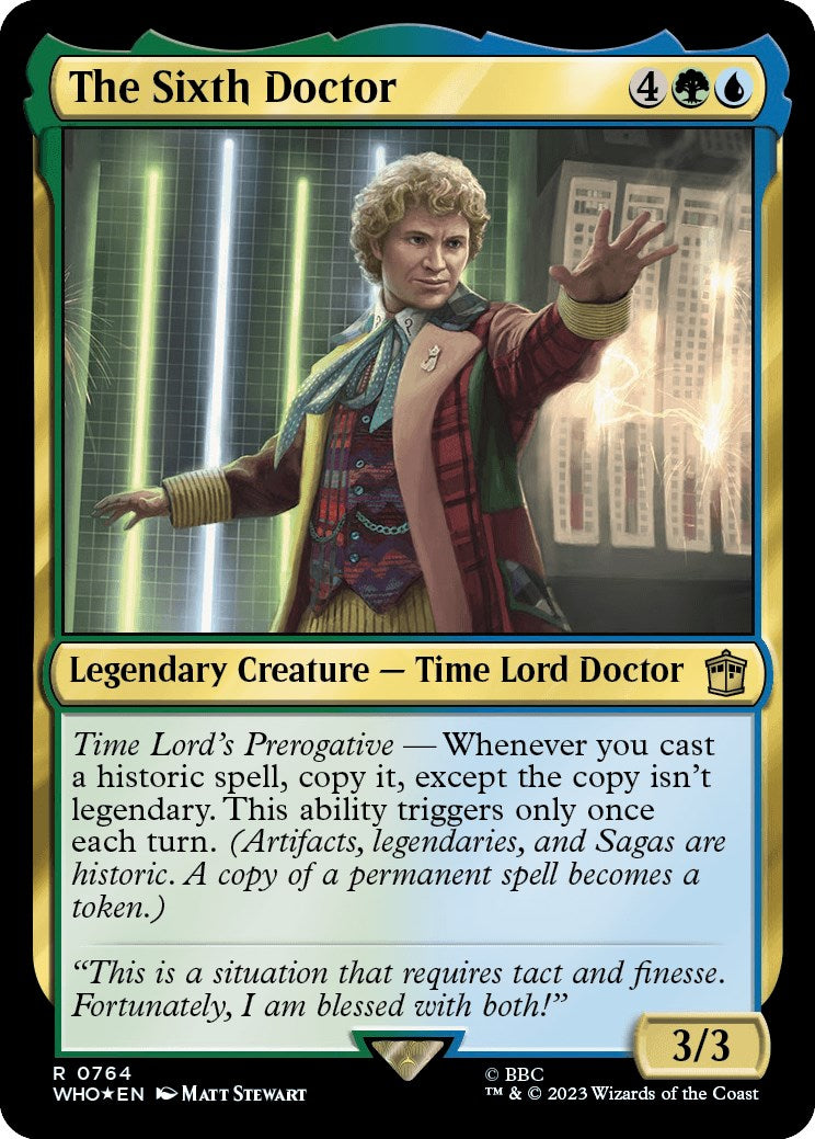 The Sixth Doctor (Surge Foil) [Doctor Who] | Empire Gaming NC