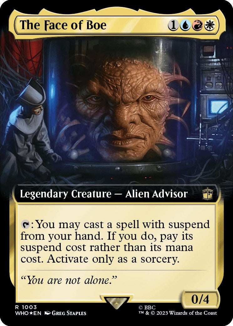 The Face of Boe (Extended Art) (Surge Foil) [Doctor Who] | Empire Gaming NC