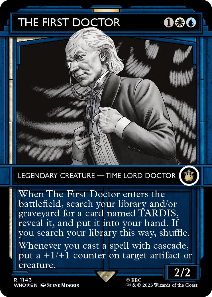 The First Doctor (Showcase) (Surge Foil) [Doctor Who] | Empire Gaming NC