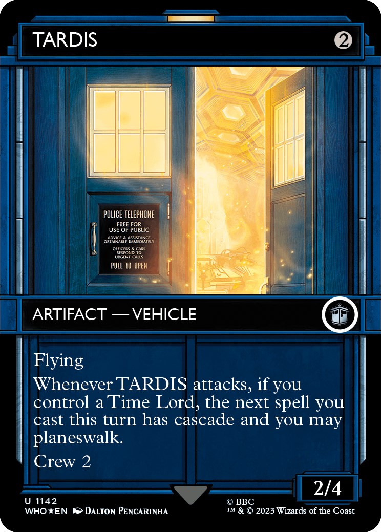 TARDIS (Showcase) (Surge Foil) [Doctor Who] | Empire Gaming NC