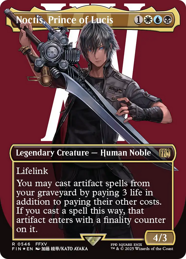 Noctis, Prince of Lucis (Borderless) (Surge Foil) [FINAL FANTASY] | Empire Gaming NC