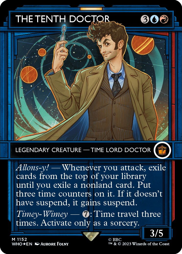 The Tenth Doctor (Showcase) (Surge Foil) [Doctor Who] | Empire Gaming NC