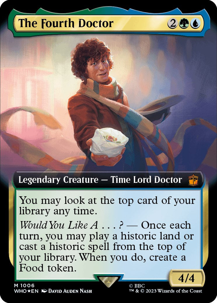 The Fourth Doctor (Extended Art) (Surge Foil) [Doctor Who] | Empire Gaming NC